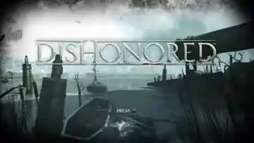 Dishonored (USA) (v1.04) (Disc) (Update) screen shot title